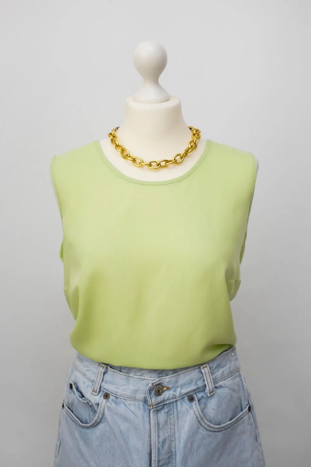 0029_PISTACHIO VISCOSE TANKTOP