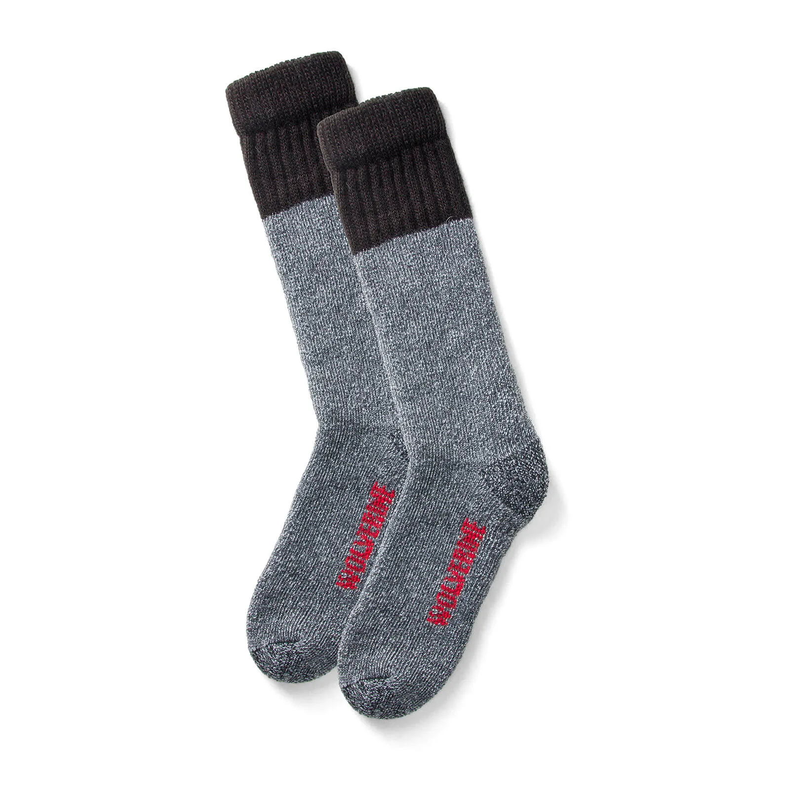 2Pk Marl Wool Mid Calf