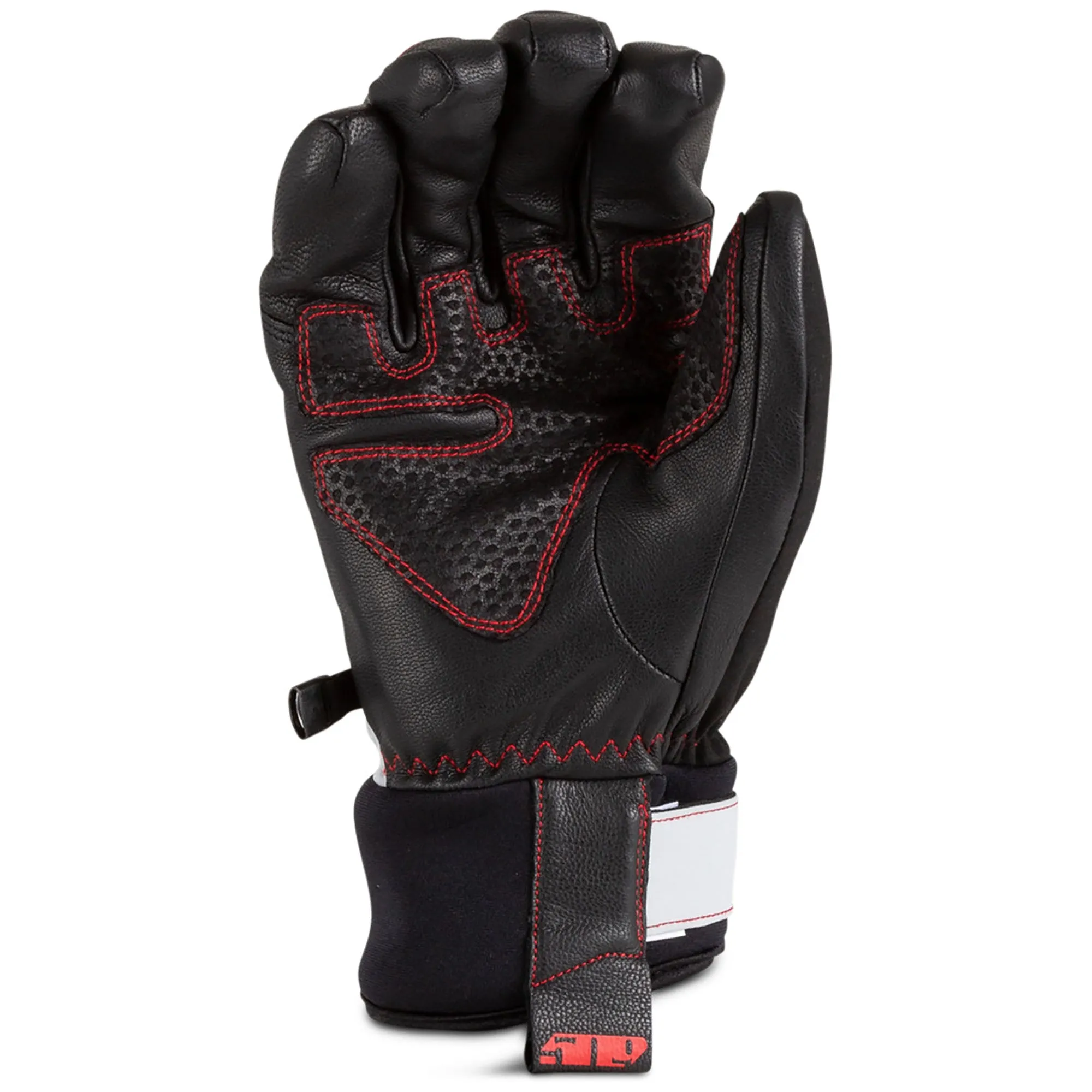 509  Free Range Snowmobile Gloves Insulated Waterproof Breathable Racing Red