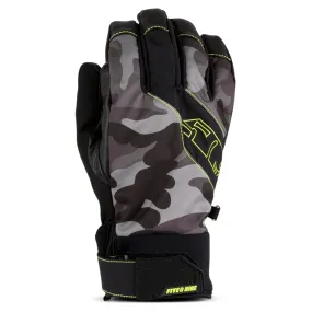 509  Freeride Snowmobile Gloves Mid-Weight Insulation Waterproof Liner Black Camo