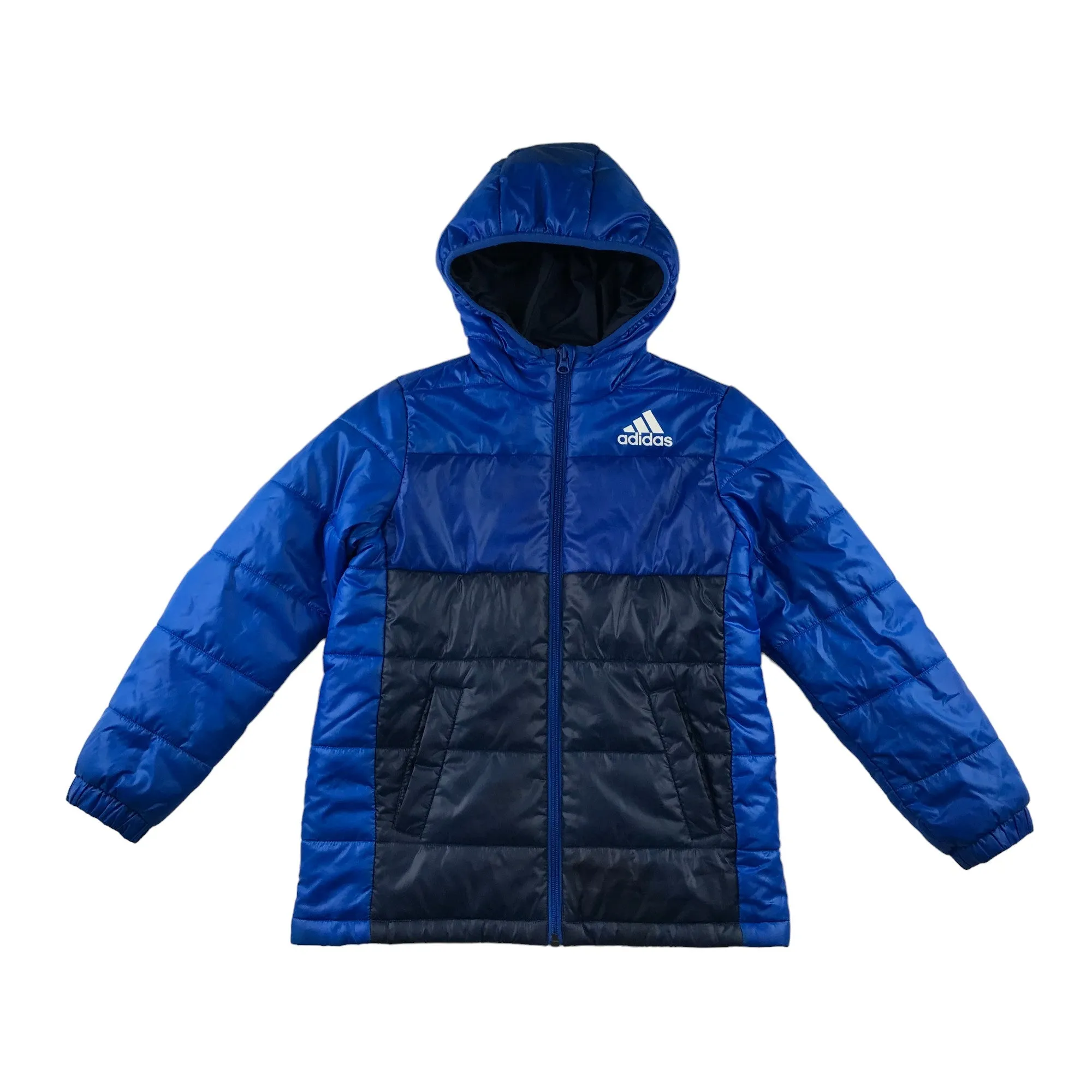 Adidas jacket 9-10 years blue and navy puffer