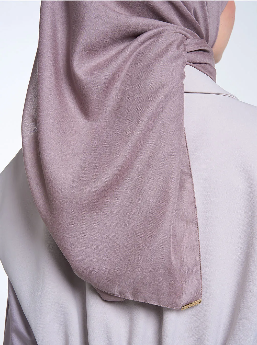 AIRY VOILE SCARF PLAIN TAUPE