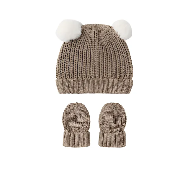 Baby Hat-Scarf & Mittens Set