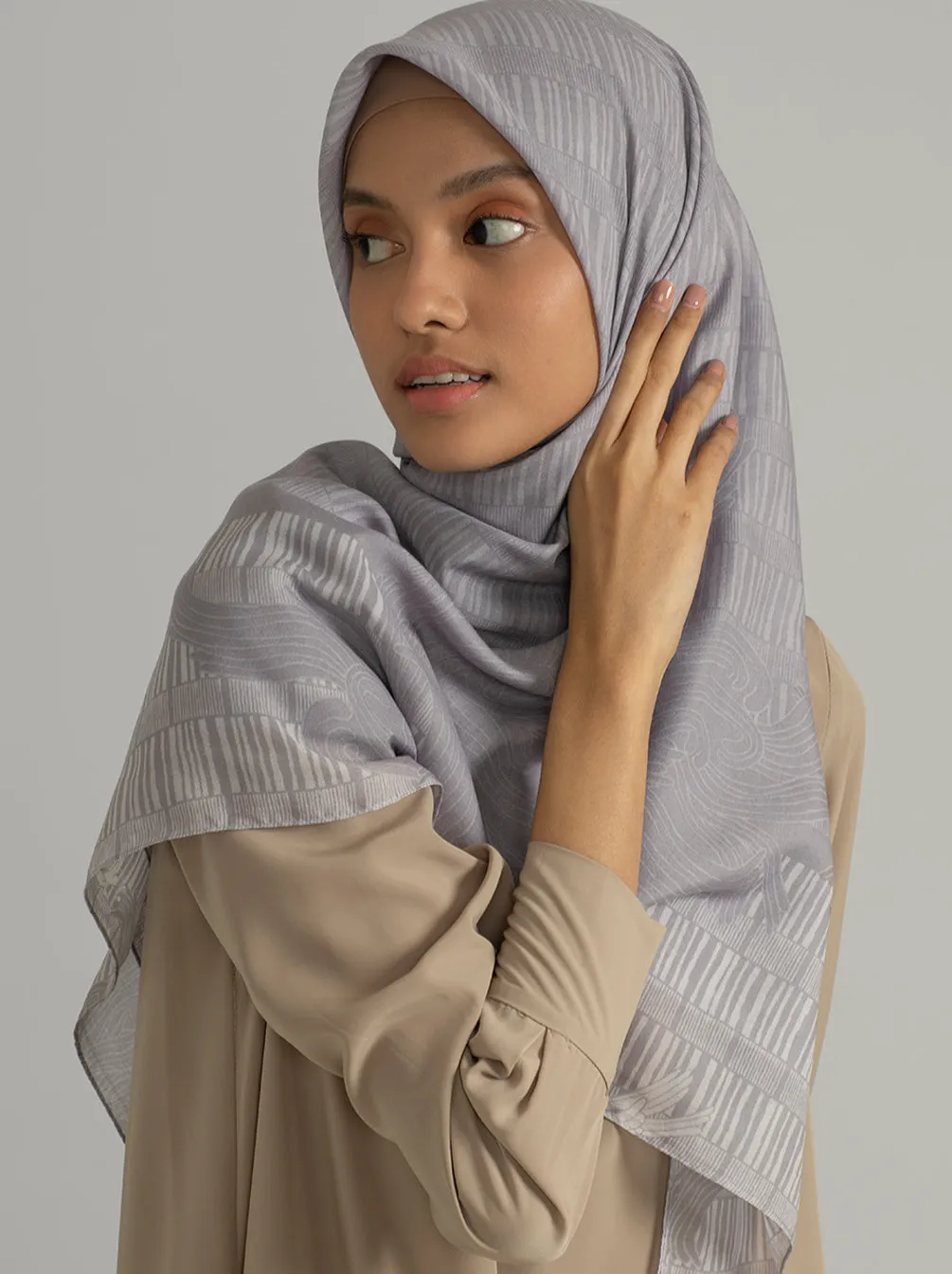 BHANAVI SCARF LIGHT PLUM