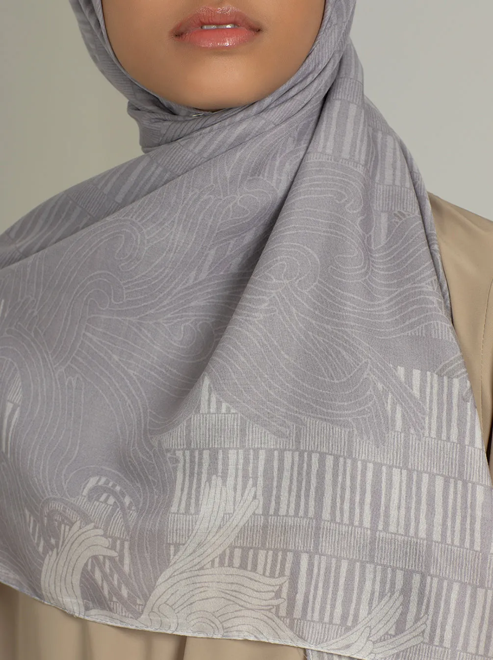 BHANAVI SCARF LIGHT PLUM