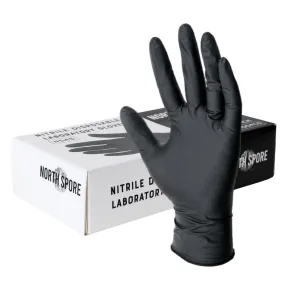 Black Nitrile Powder-Free Laboratory Gloves (100 ct)