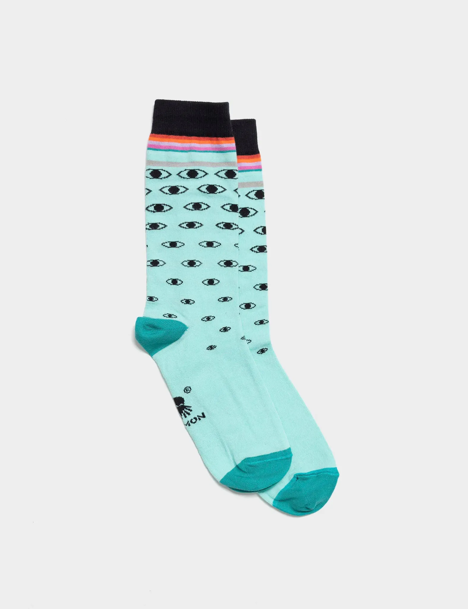 Blue and Black Socks - All Over Eyes