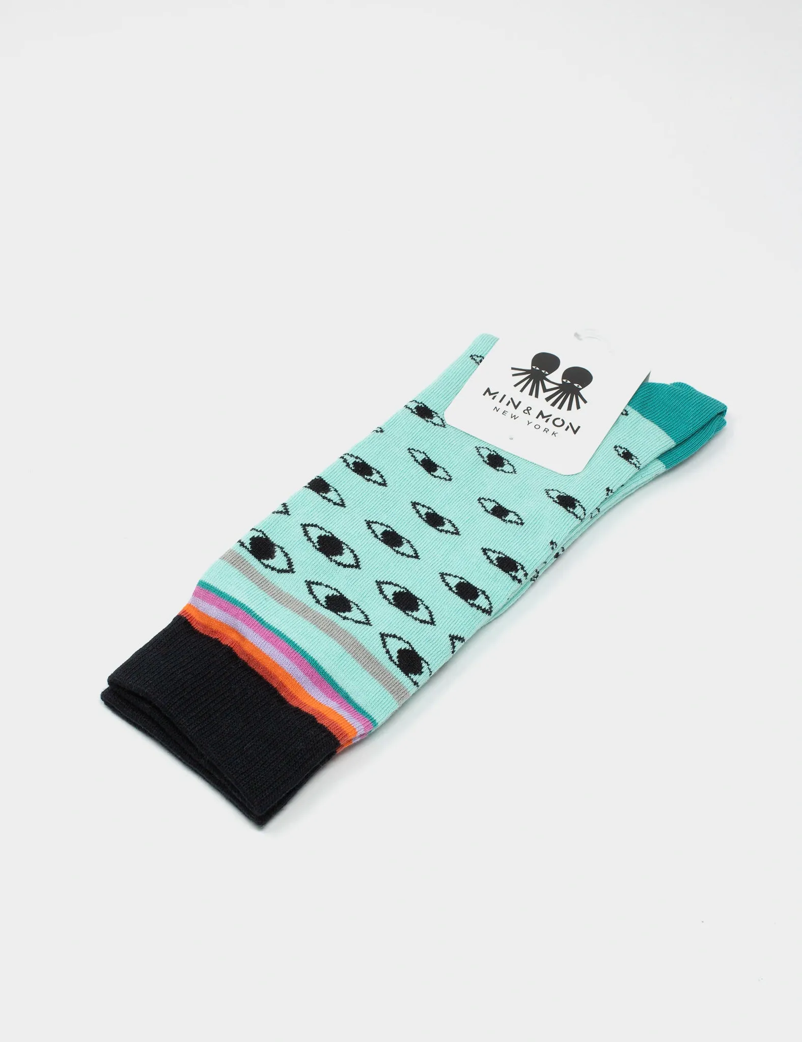 Blue and Black Socks - All Over Eyes