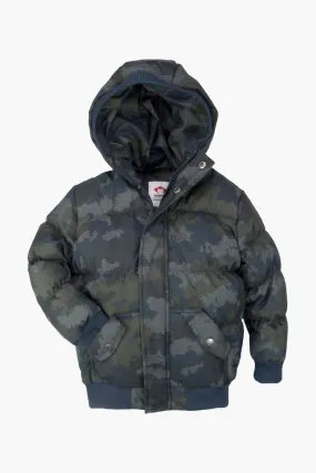 Boys Jacket Appaman Pixel Camo Puffy