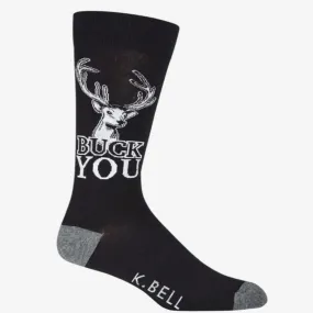 Buck You Men's Crew Socks