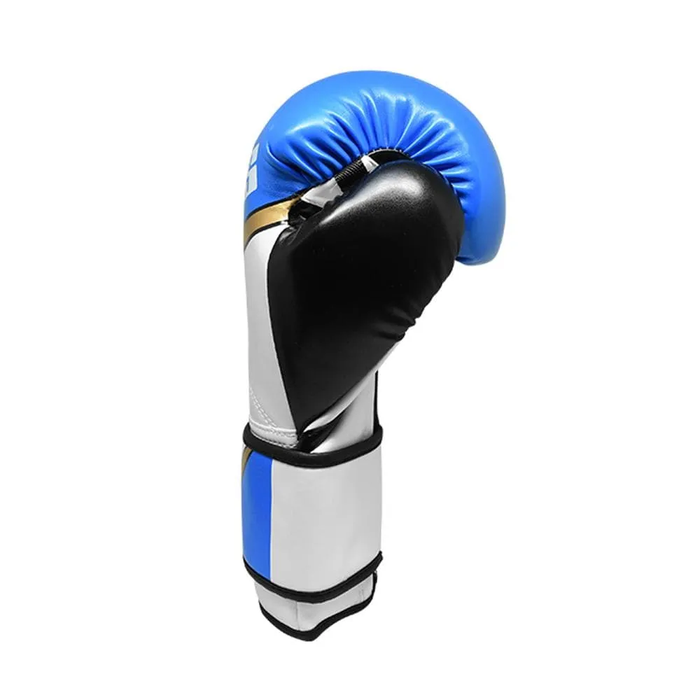 Bulls Professional Classic Boxing Gloves - Blue/White