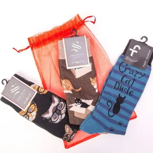 Cat Lovers Gift Bag For Him