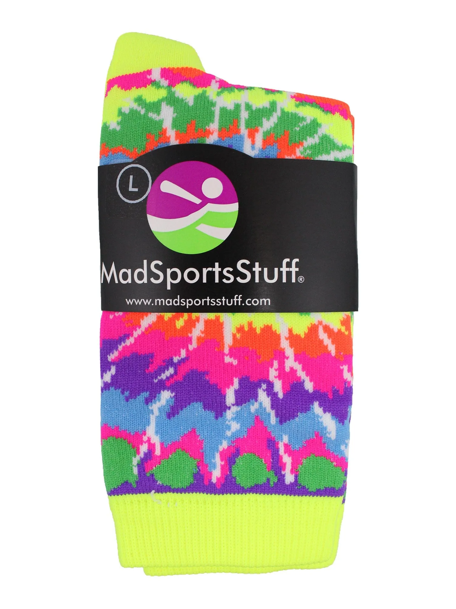 Crazy Tie Dye Crew Socks Girls or Boys