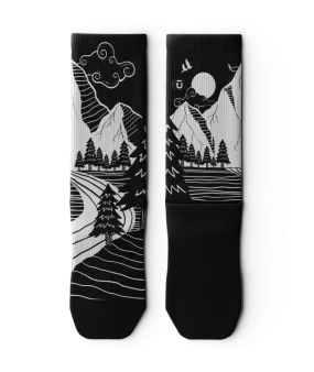 Dark 'N Light Crew Socks