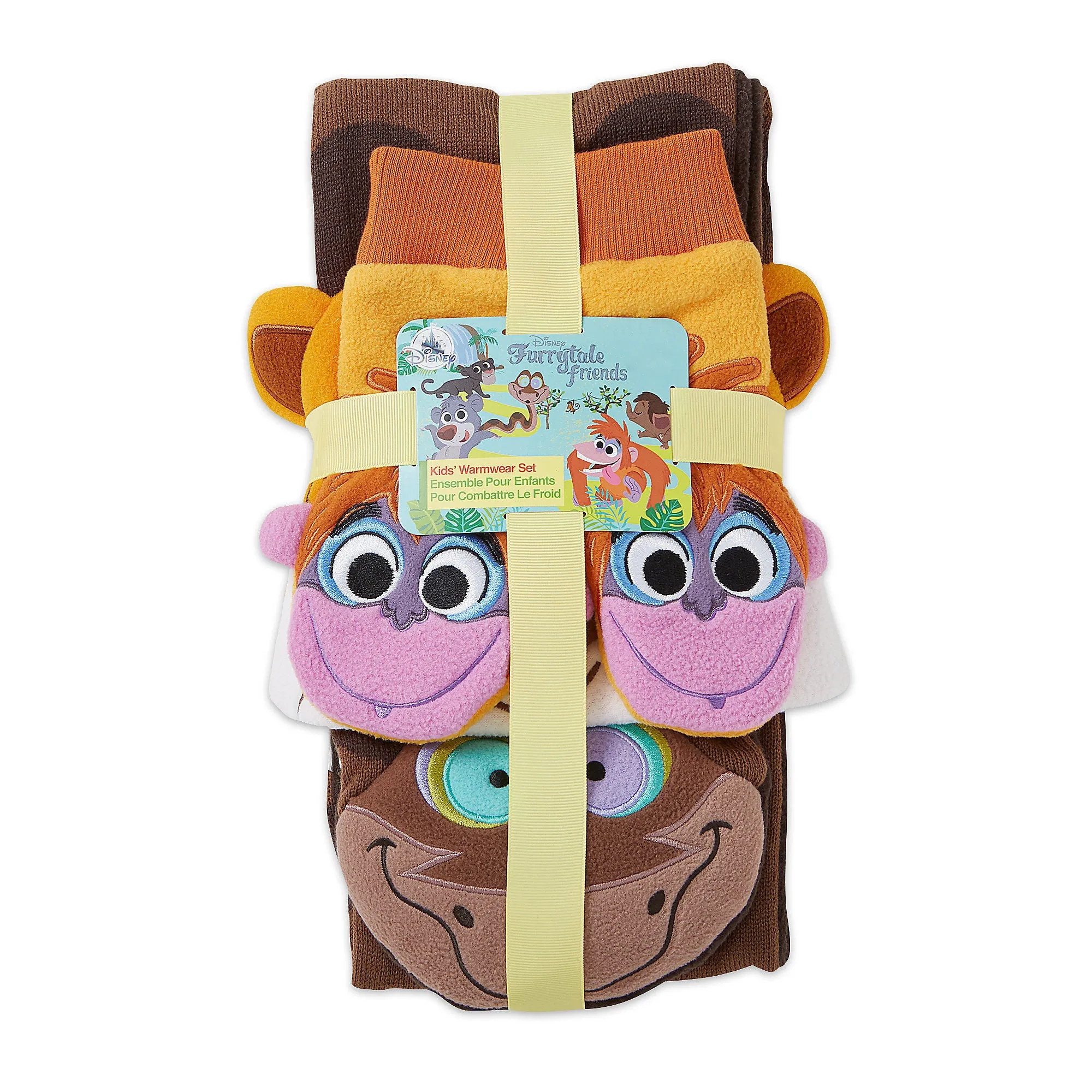 Disney The Jungle Book Warmwear Accessories Beanie Hat Set - Disney Furrytale friends