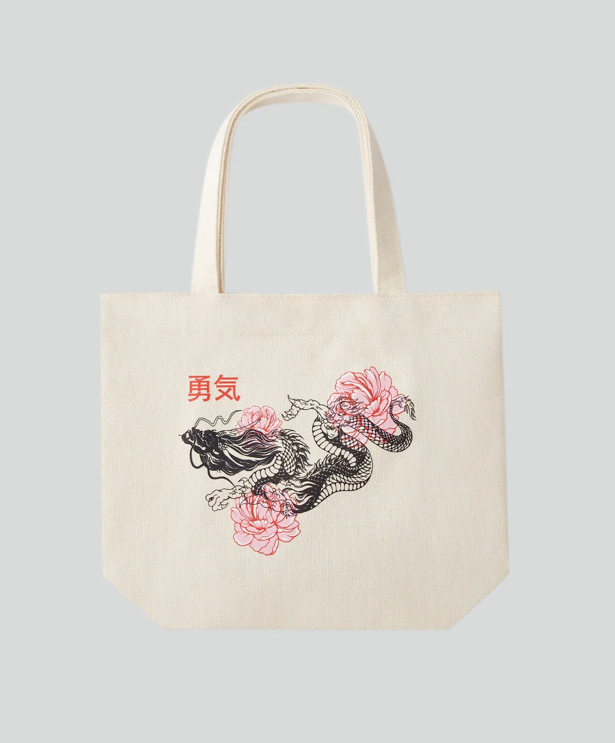 Energized Dragon-Print Mini Tote Bag