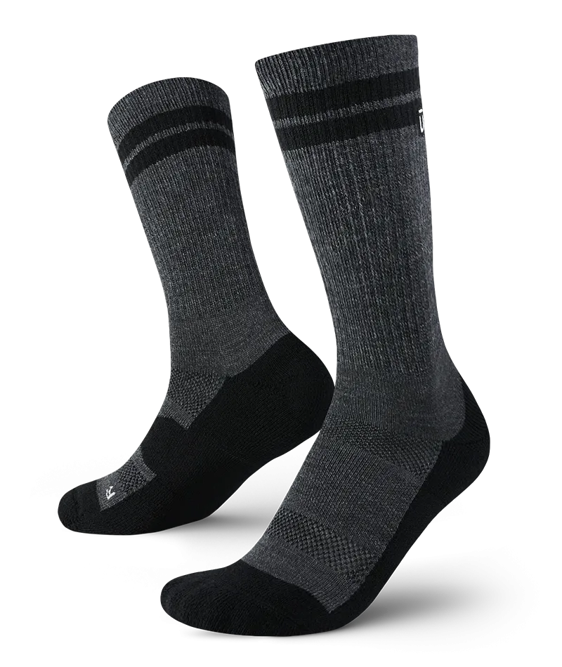 Everyday Merino Crew Socks Smoke