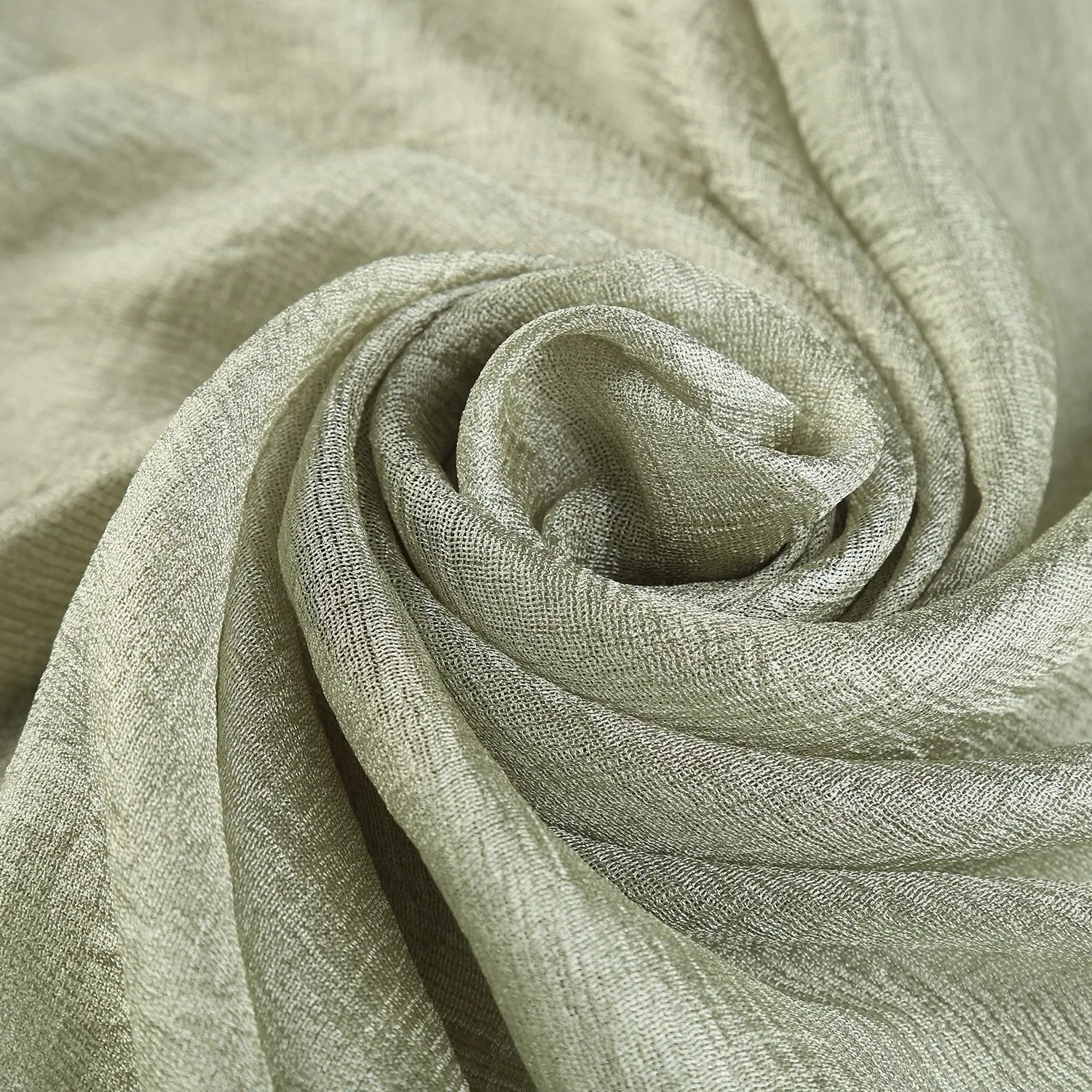 Extra Wide Flax Feel Scarf Solid Grayish Green Color FLX002