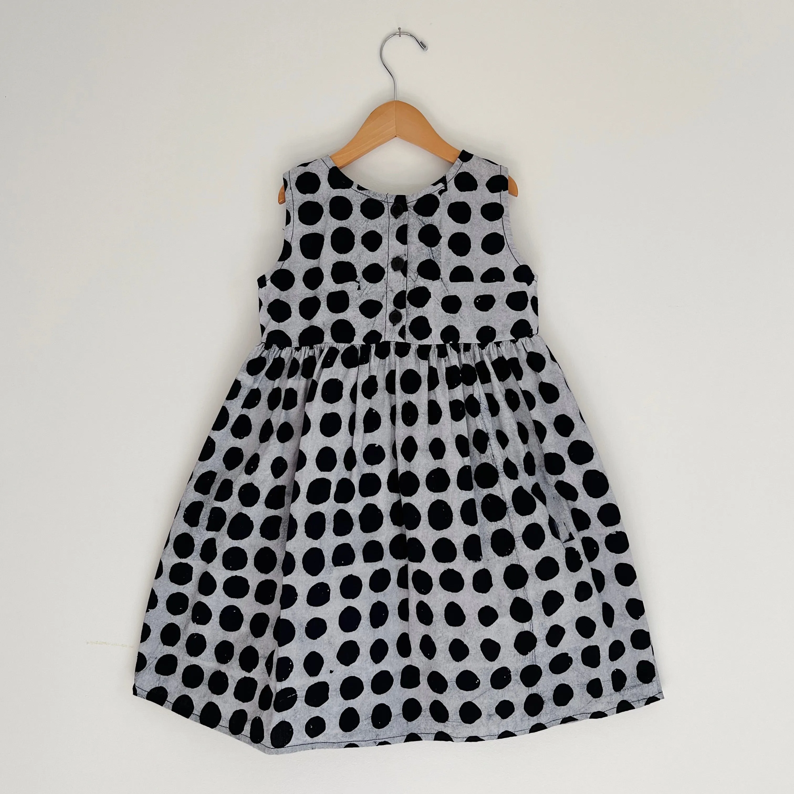 Fahari Bazaar | Girls Tank Dress in Dot Print