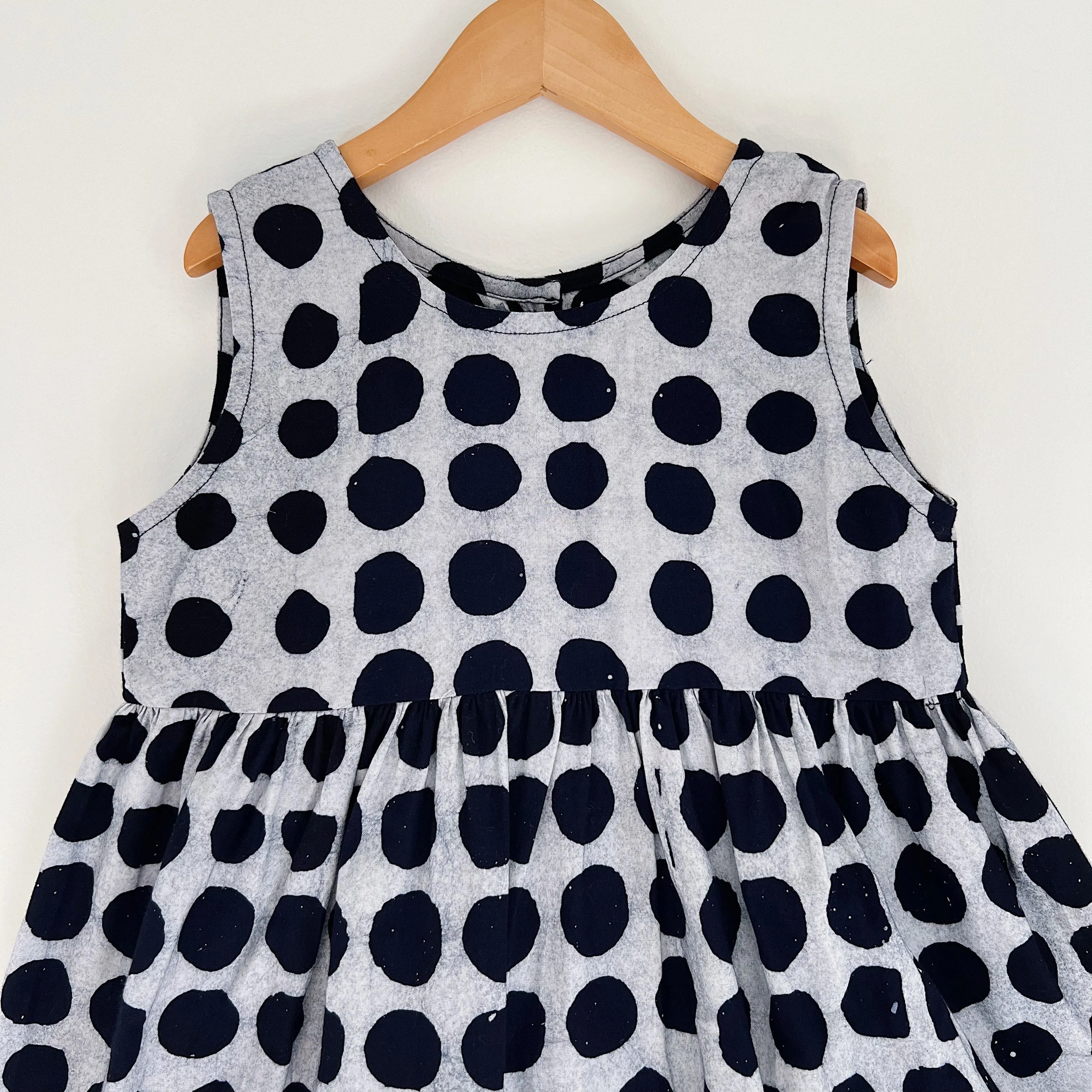 Fahari Bazaar | Girls Tank Dress in Dot Print