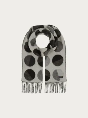 Fraas Cashmink Scarf With XXL Dots