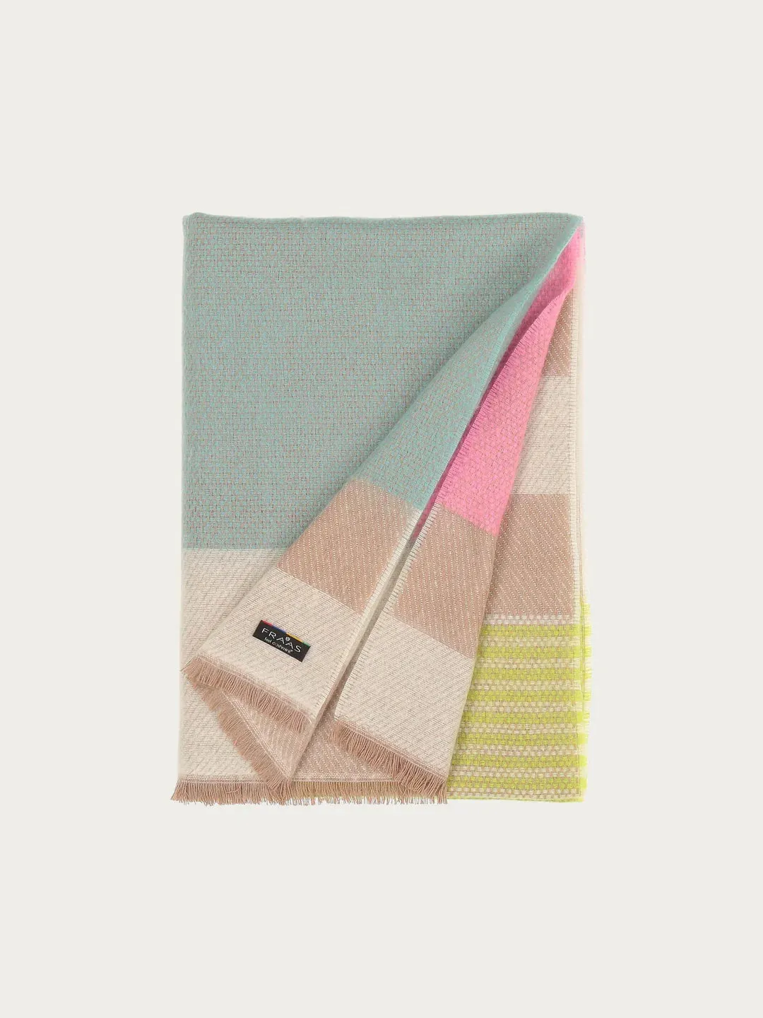 Fraas Sustainability Edition - Cashmink Scarf With Colour Block Design