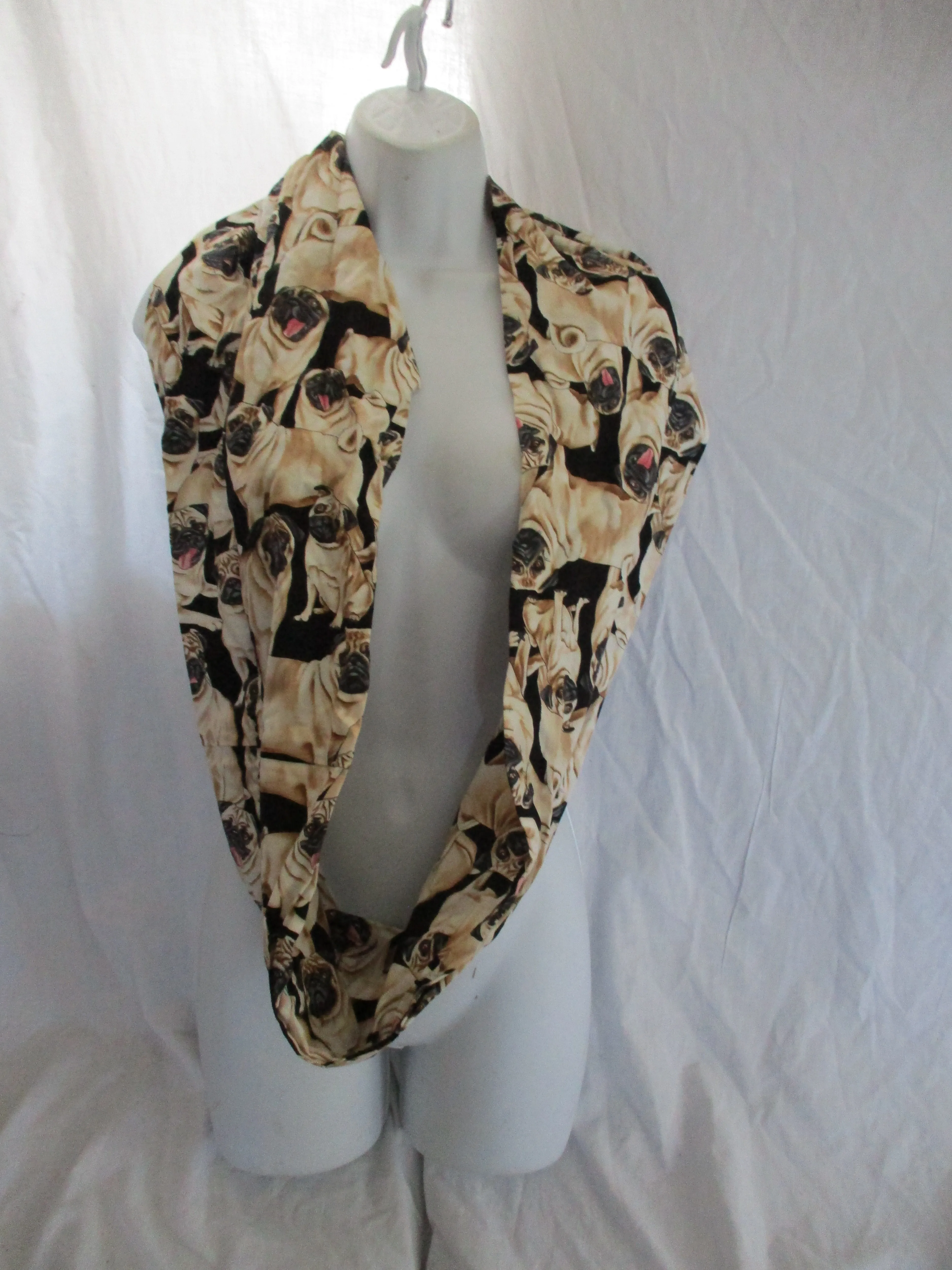 Handmade BULLDOG WRAP LOOP Scarf Baby Infant Sling DOG FRENCH PUP