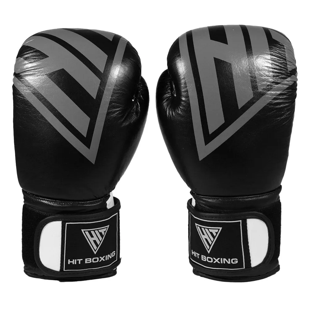 Hit Boxing Leather Fighting Boxing Gloves