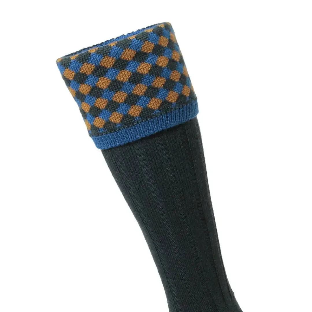 HJ Hall Hadleigh Diamond Harlequin Shooting Socks