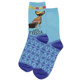 HOTSOX Women's Lets Fiesta Crew Socks