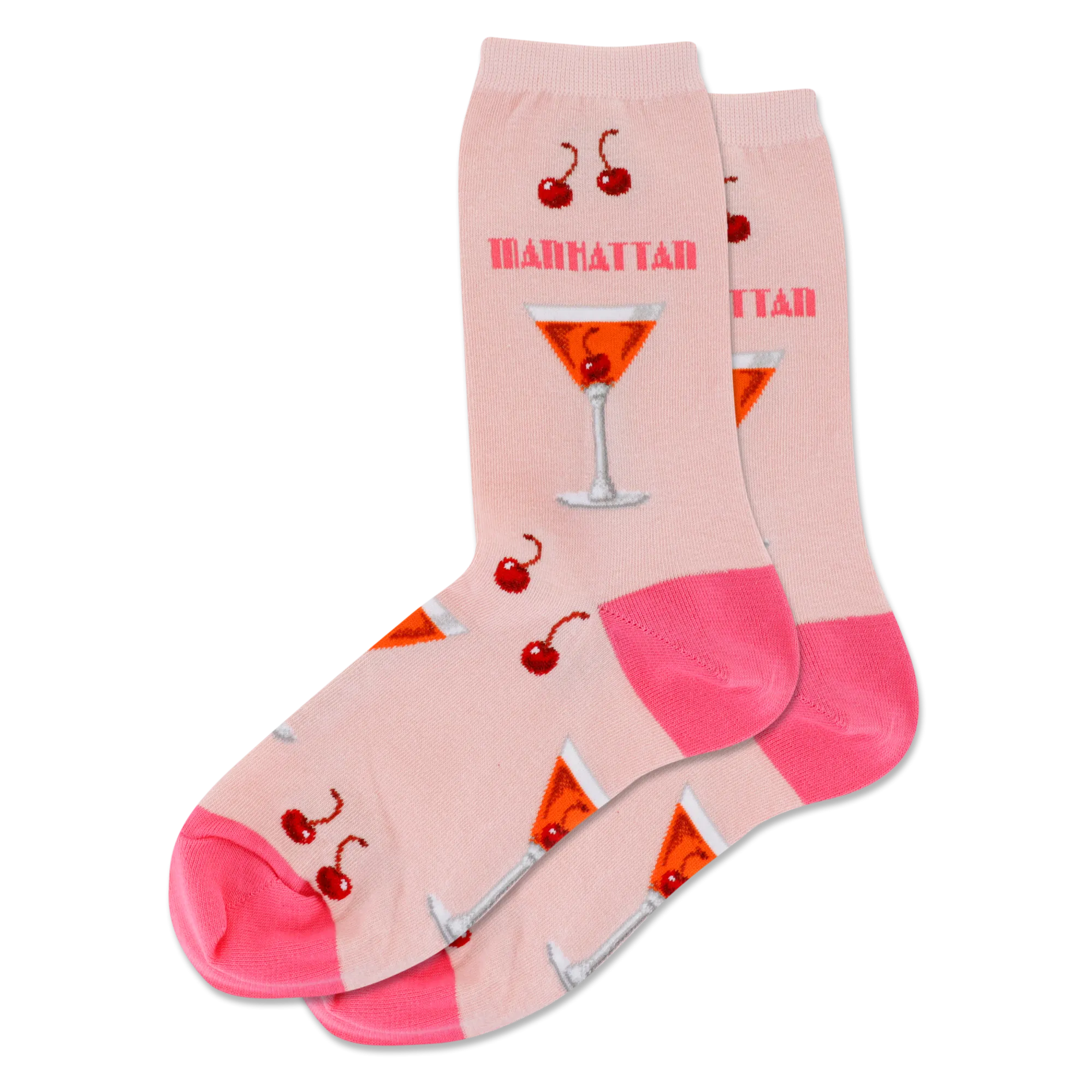 HOTSOX Women's Manhattan Cocktail Crew Socks