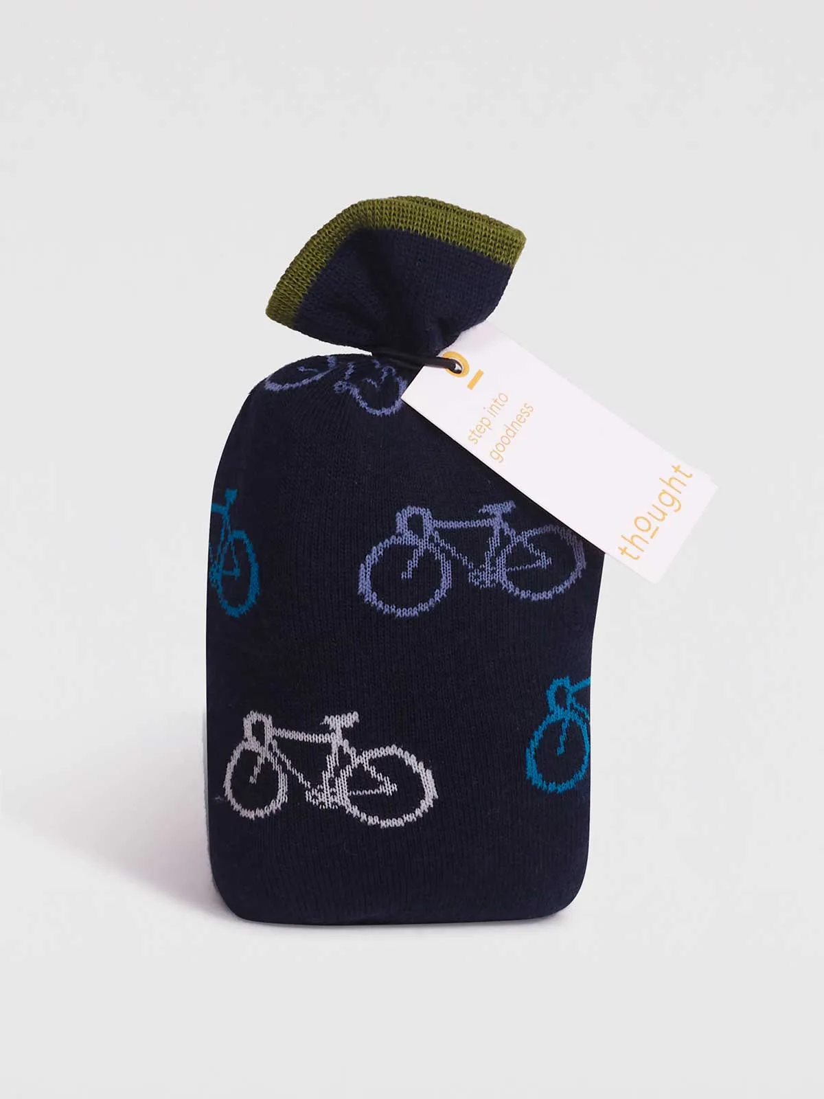 Idris Bamboo Bike Socks In A Bag - Multi