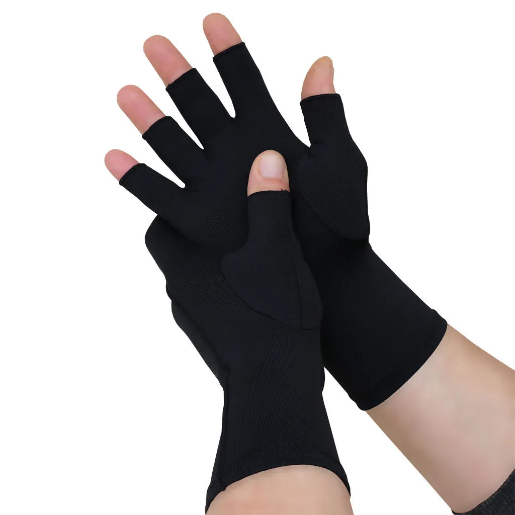 Infrared Compression Arthritis Half Finger Gloves