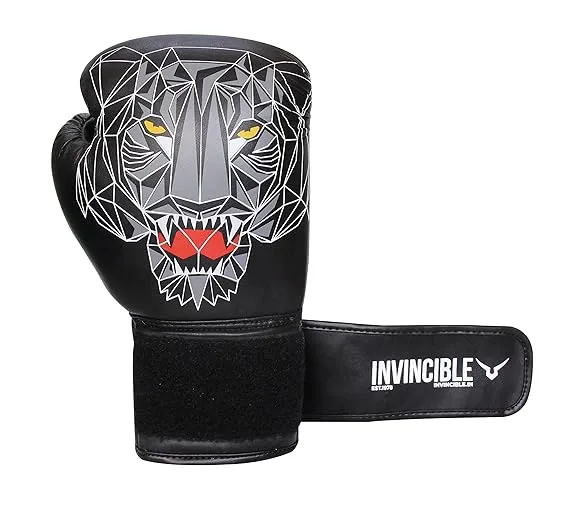 Invincible Limited Edition Combat Gloves Black Tiger