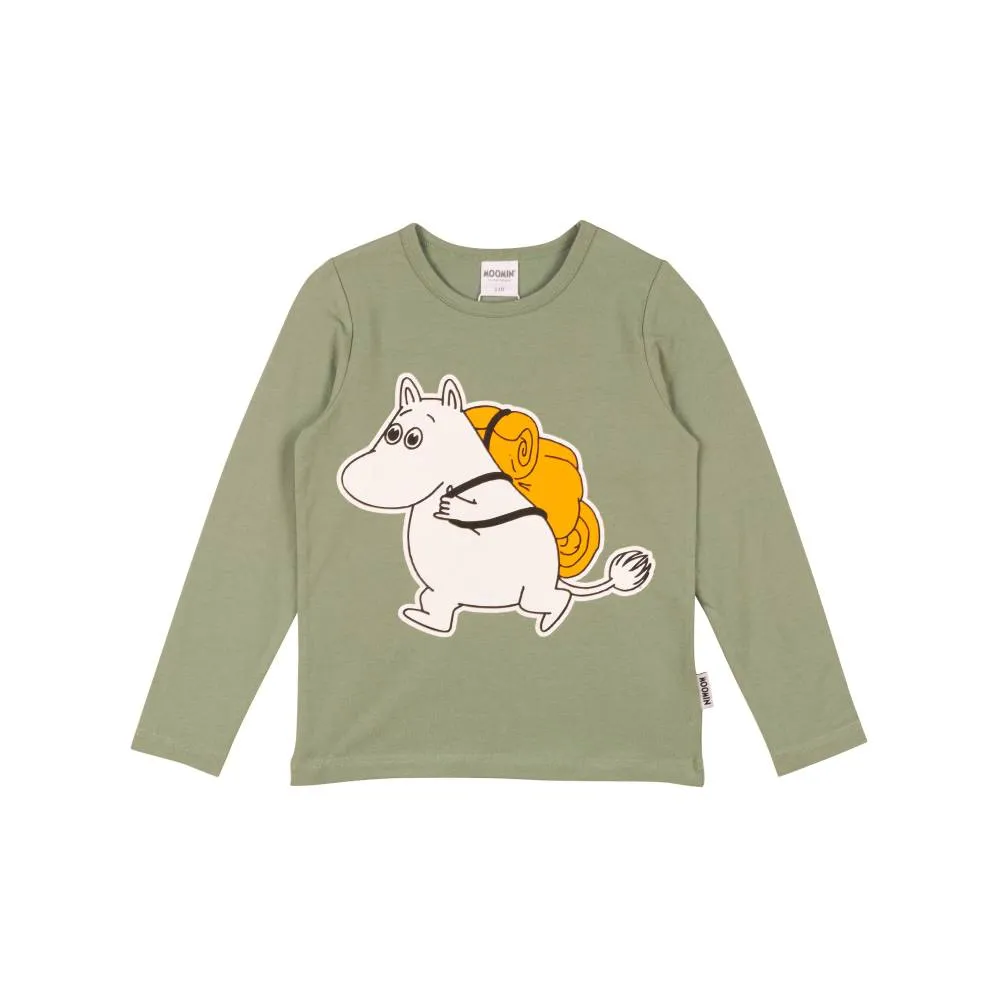 Kid's Shirt Moomintroll Green