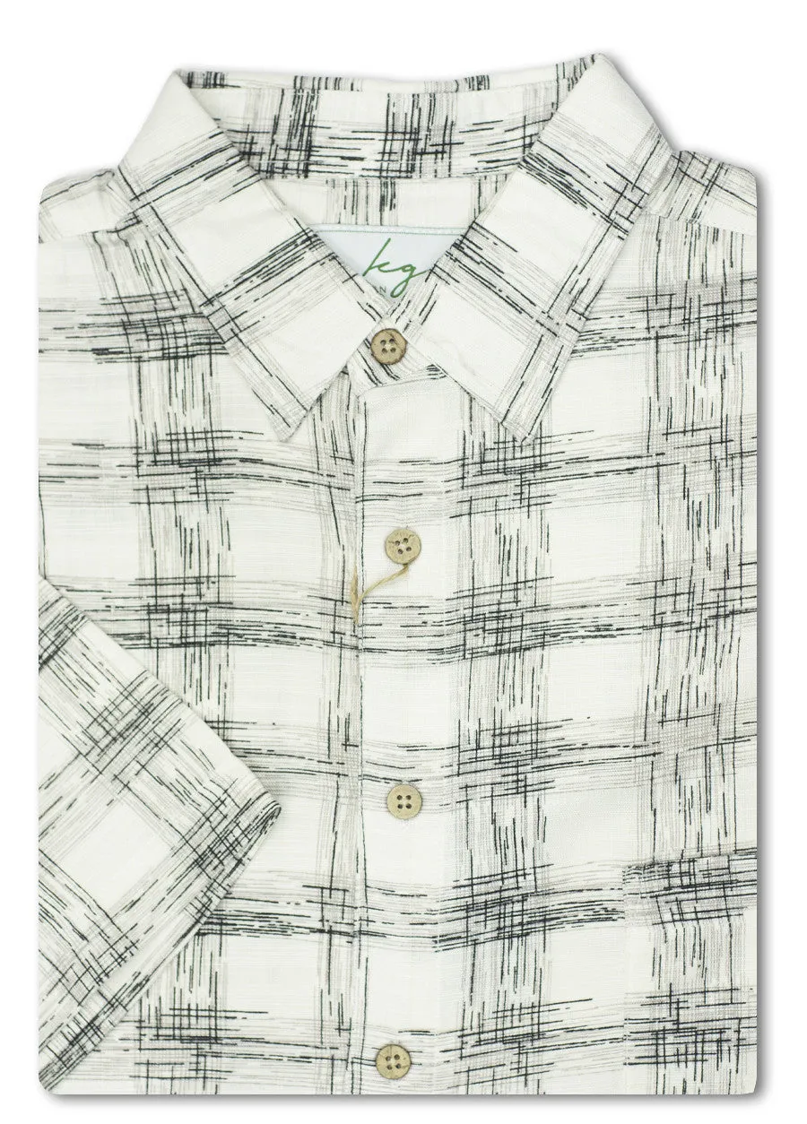 Kingston Grange Sketch Check Bamboo Shirt