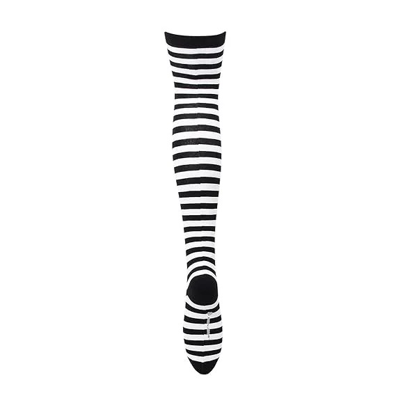 Knee High Socks - Monochrome Striper Edition