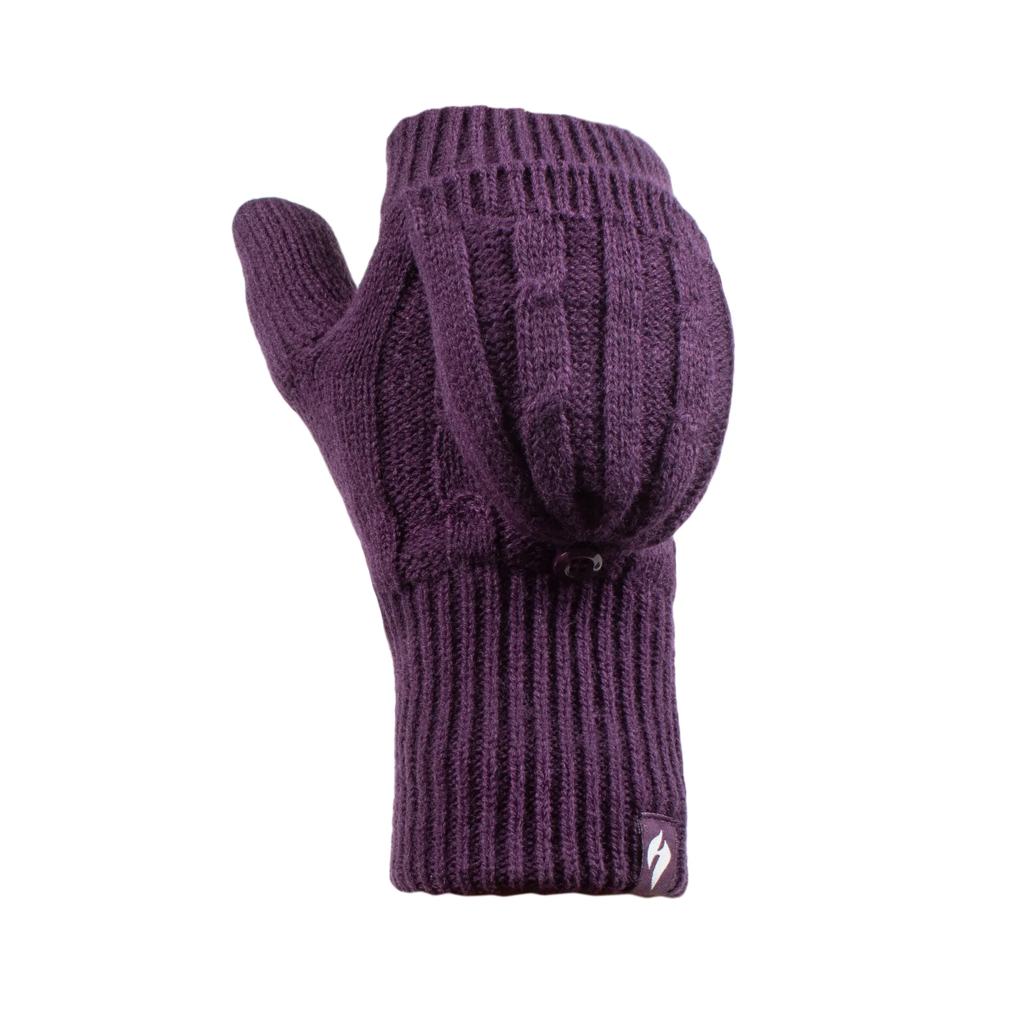 Ladies Ash Converter Mittens - Purple