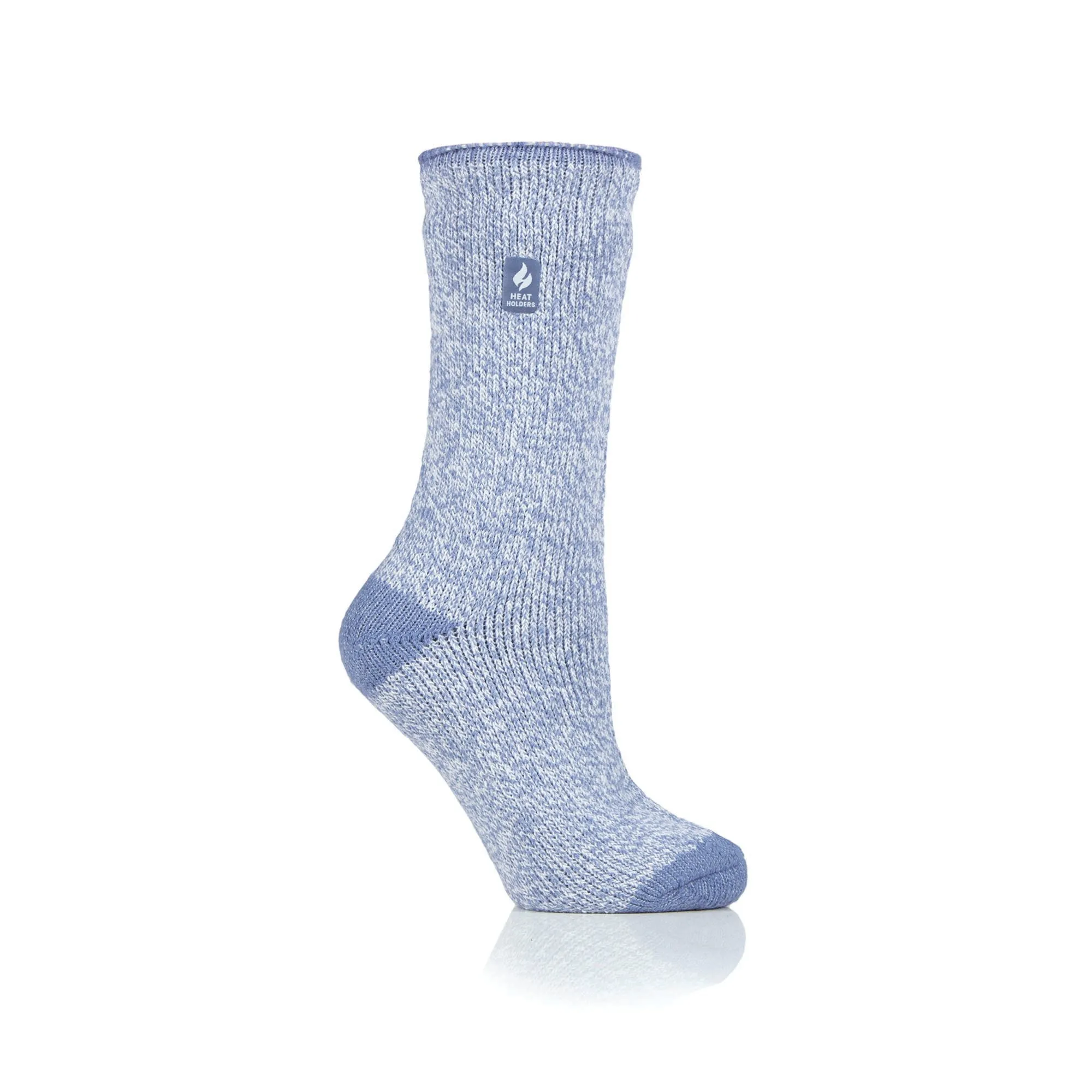 Ladies Original Lisbon Heel & Toe Socks - Denim