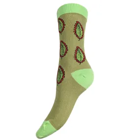 Leaf Bamboo Socks