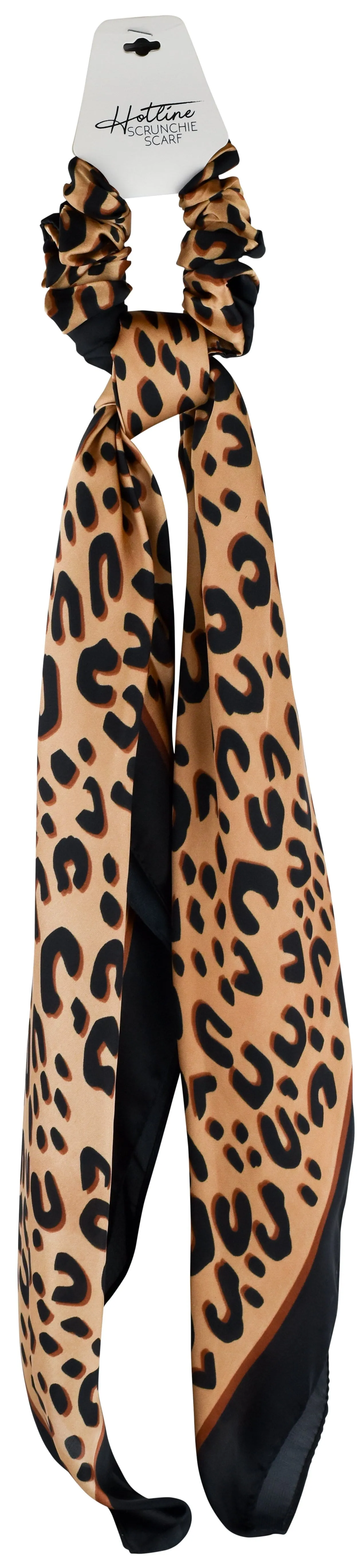 Leopard Scrunchie Scarf (two colors)