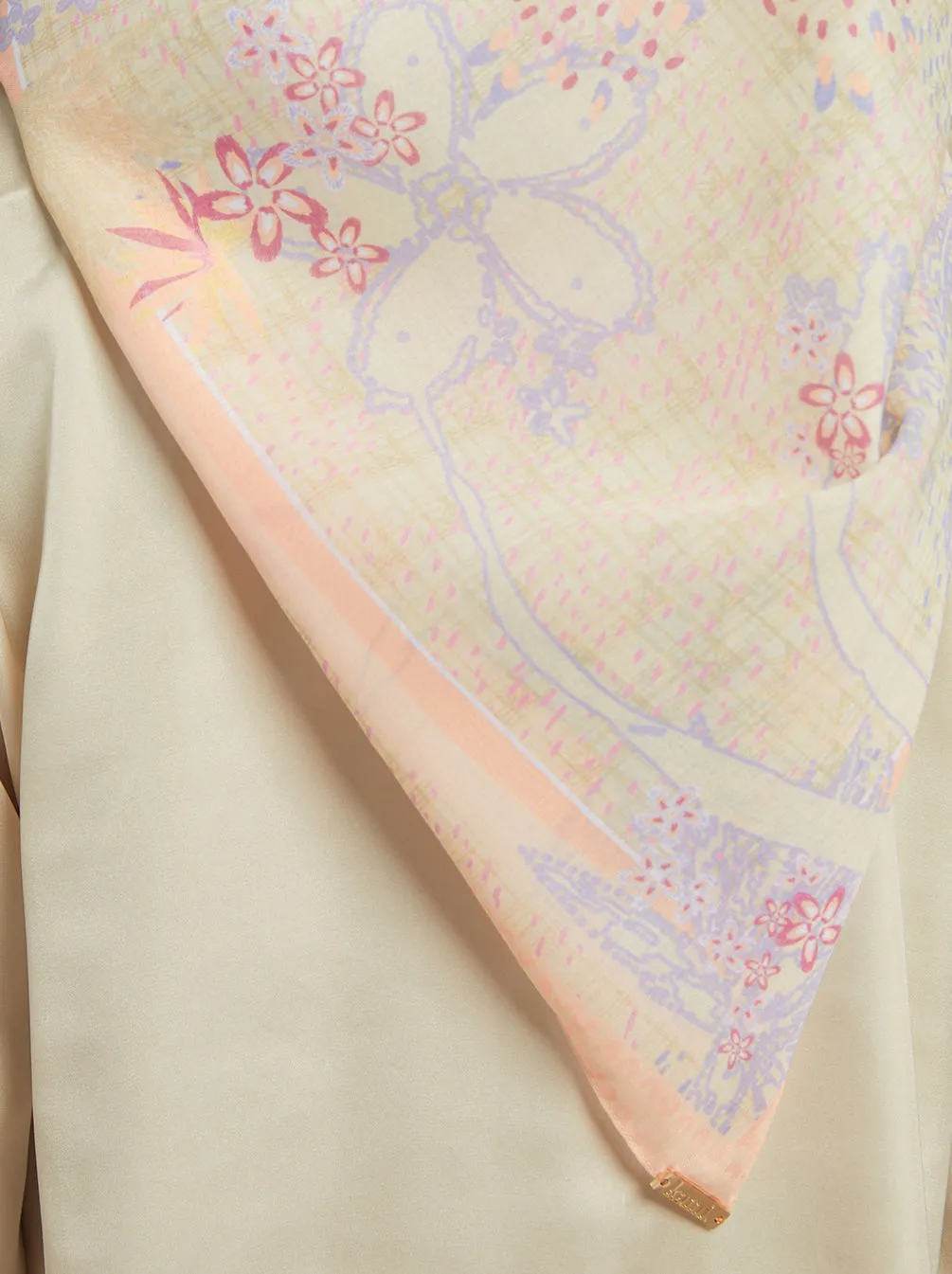 LIBERA SCARF LIGHT GOLD