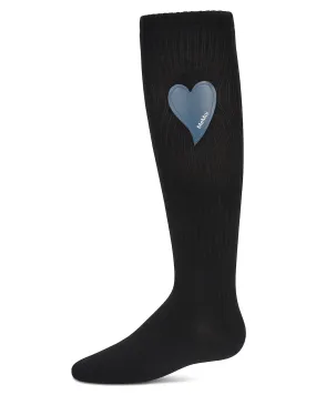 MeMoi Heart Patch Knee High