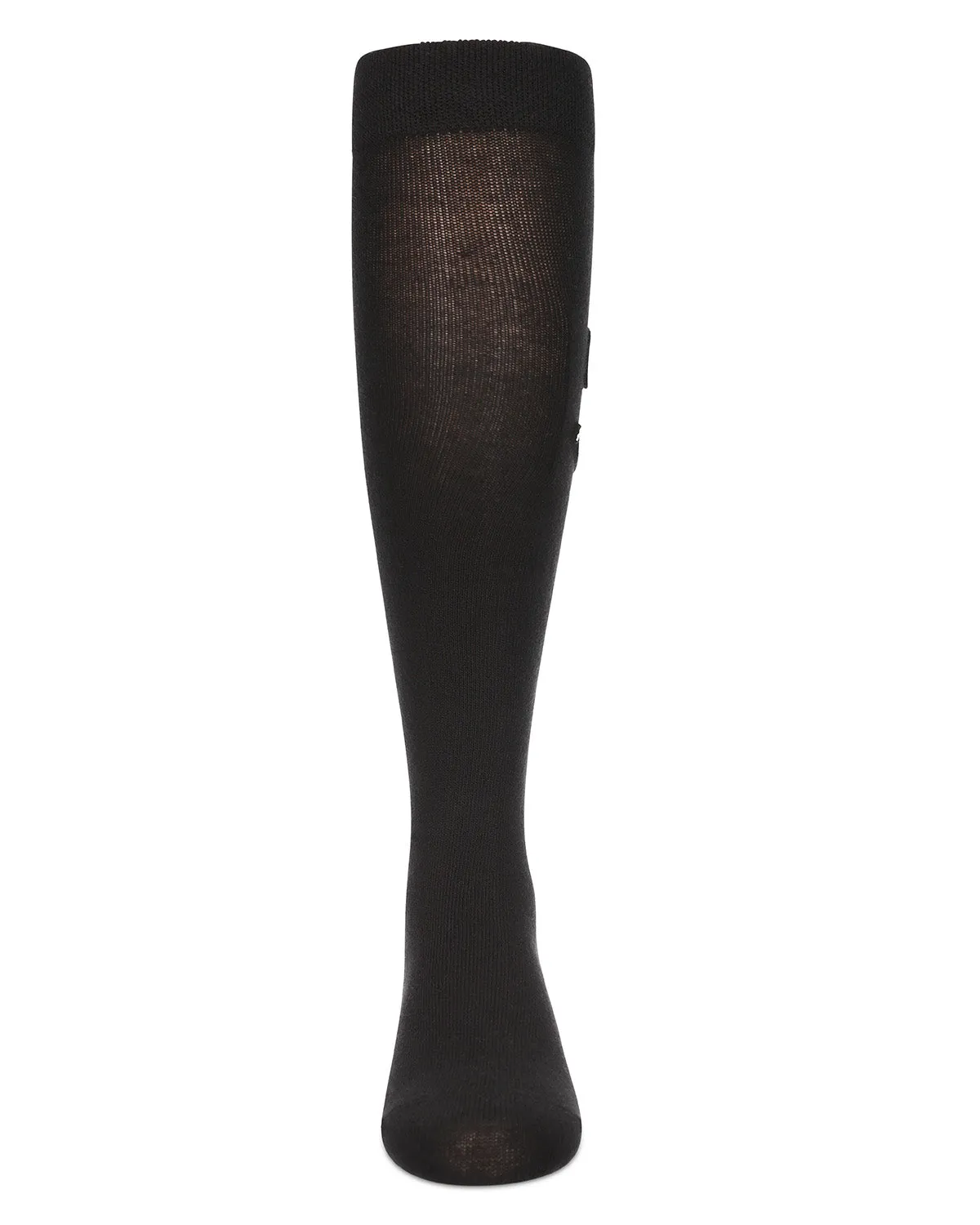 MeMoi Smiley Embossed Knee High