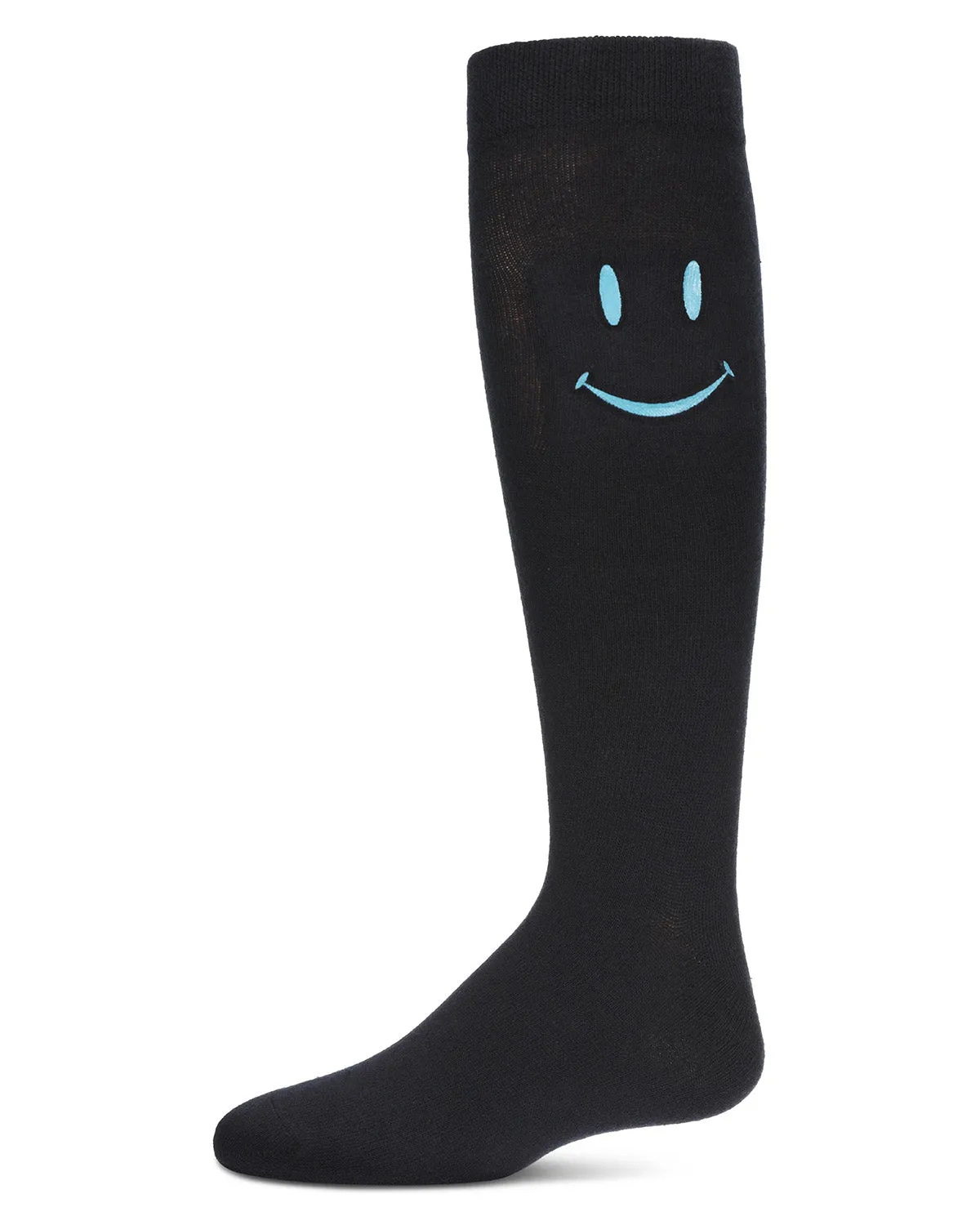 MeMoi Smiley Embossed Knee High