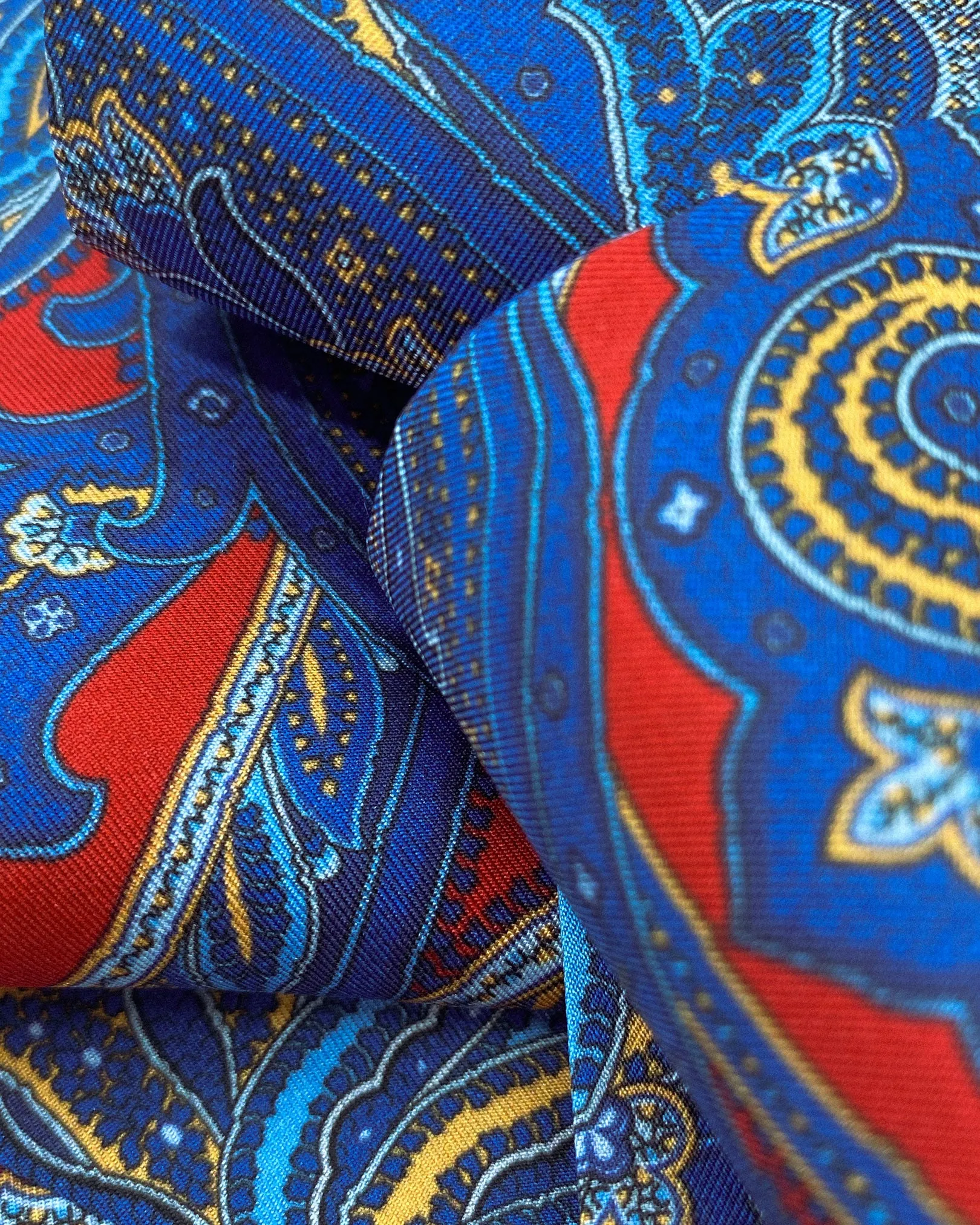 Men's Silk Paisley Scarf - The Oxford