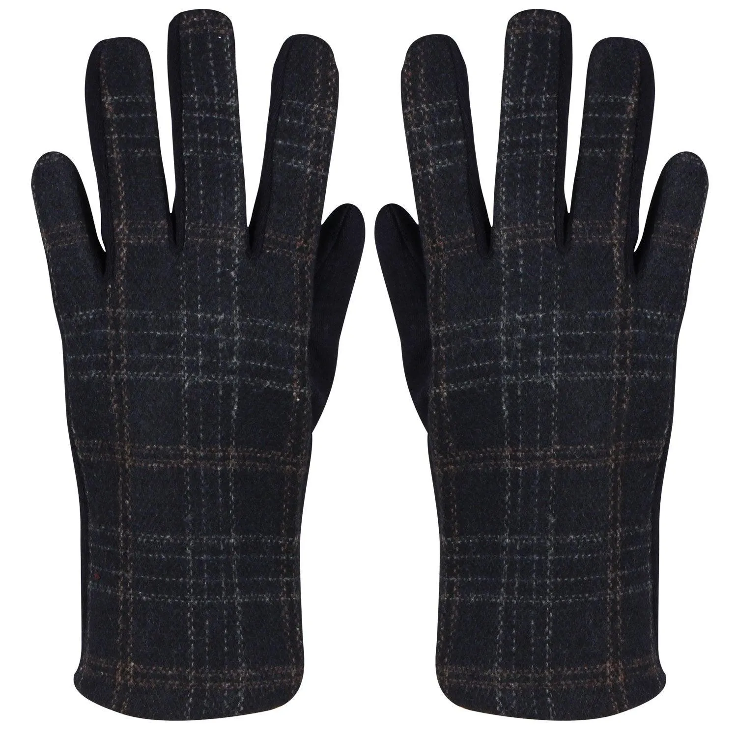 Men's Woolen Gloves In Navy