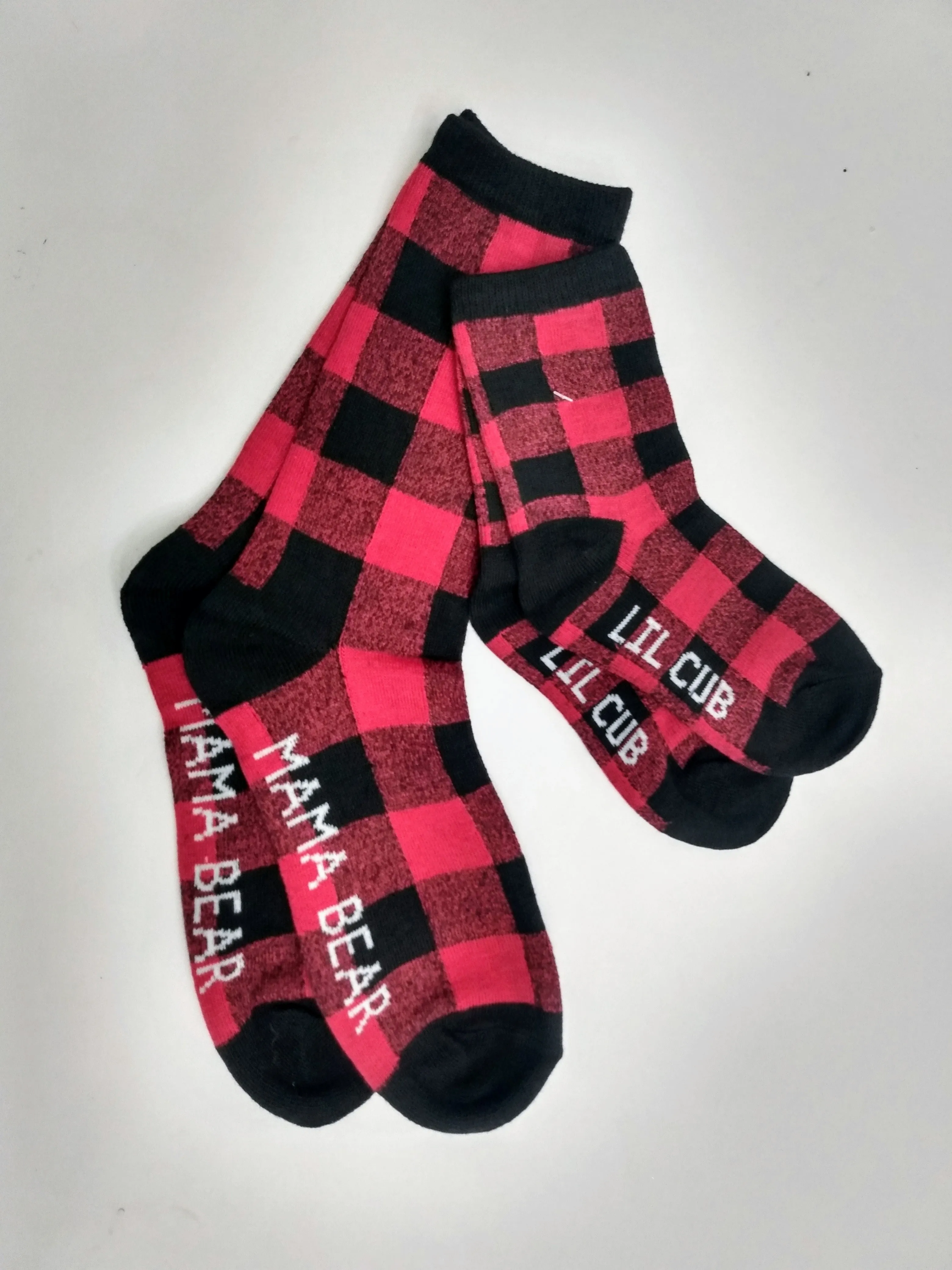 Mother and Child Matching Crew Socks (Small)