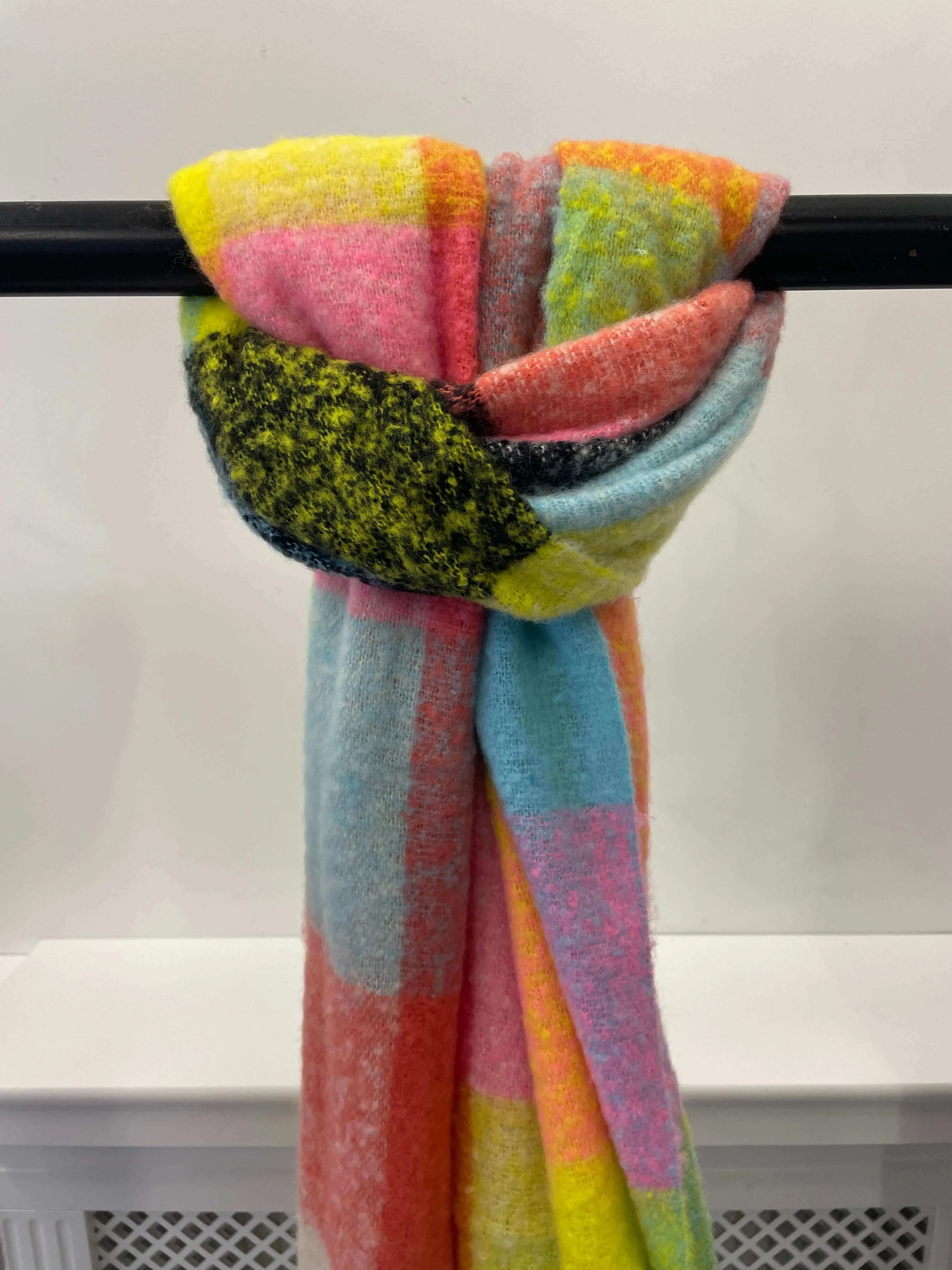 Multicoloured Blanket Scarves