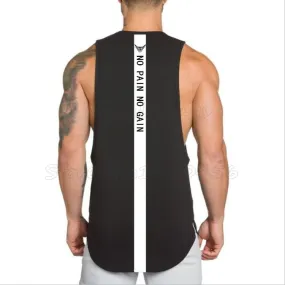 NO PAIN NO GAIN clothing bodybuilding stringer